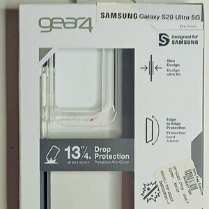 Gear4 Piccadilly Series Phone Case For Samsung Galaxy S20 Ultra 5G Black Clear